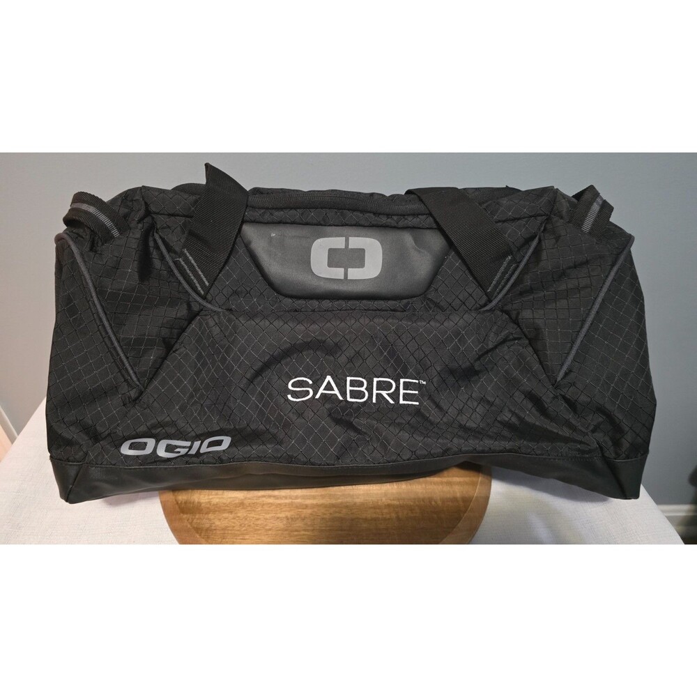 OGIO Transition Duffel Bag Black Diamond Ripstop Tech Vault Gym Travel Sabre
